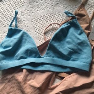 Free People lycra bras bundle size M/L - XL